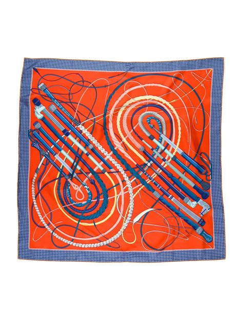 Hermès Fouets et Badines Silk Scarf 28655865 